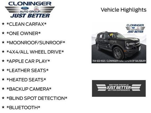 Used 2024 Ford Bronco Sport Big Bend w/ Convenience Package AWD/4WD image 3