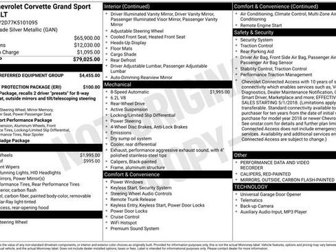 Used 2019 Chevrolet Corvette Grand Sport image 28