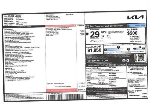 Used 2024 Kia Seltos LX image 2