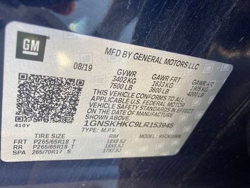 Used 2020 Chevrolet Suburban LT AWD/4WD image 12
