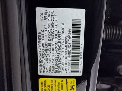 New 2026 Honda Pilot Black Edition image 35