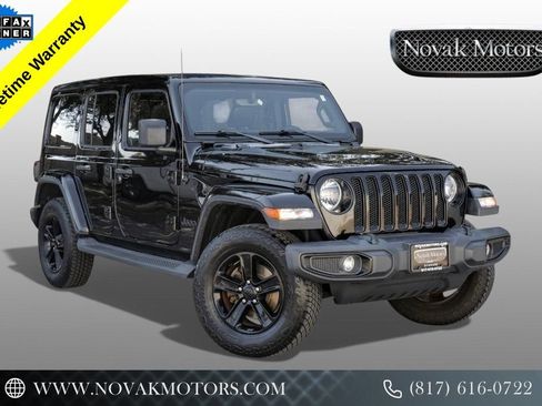 Used 2021 Jeep Wrangler Unlimited Sahara AWD/4WD image 1