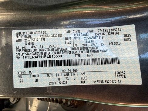 Used 2023 Ford Ranger XLT w/ Equipment Group 301A Mid AWD/4WD image 47