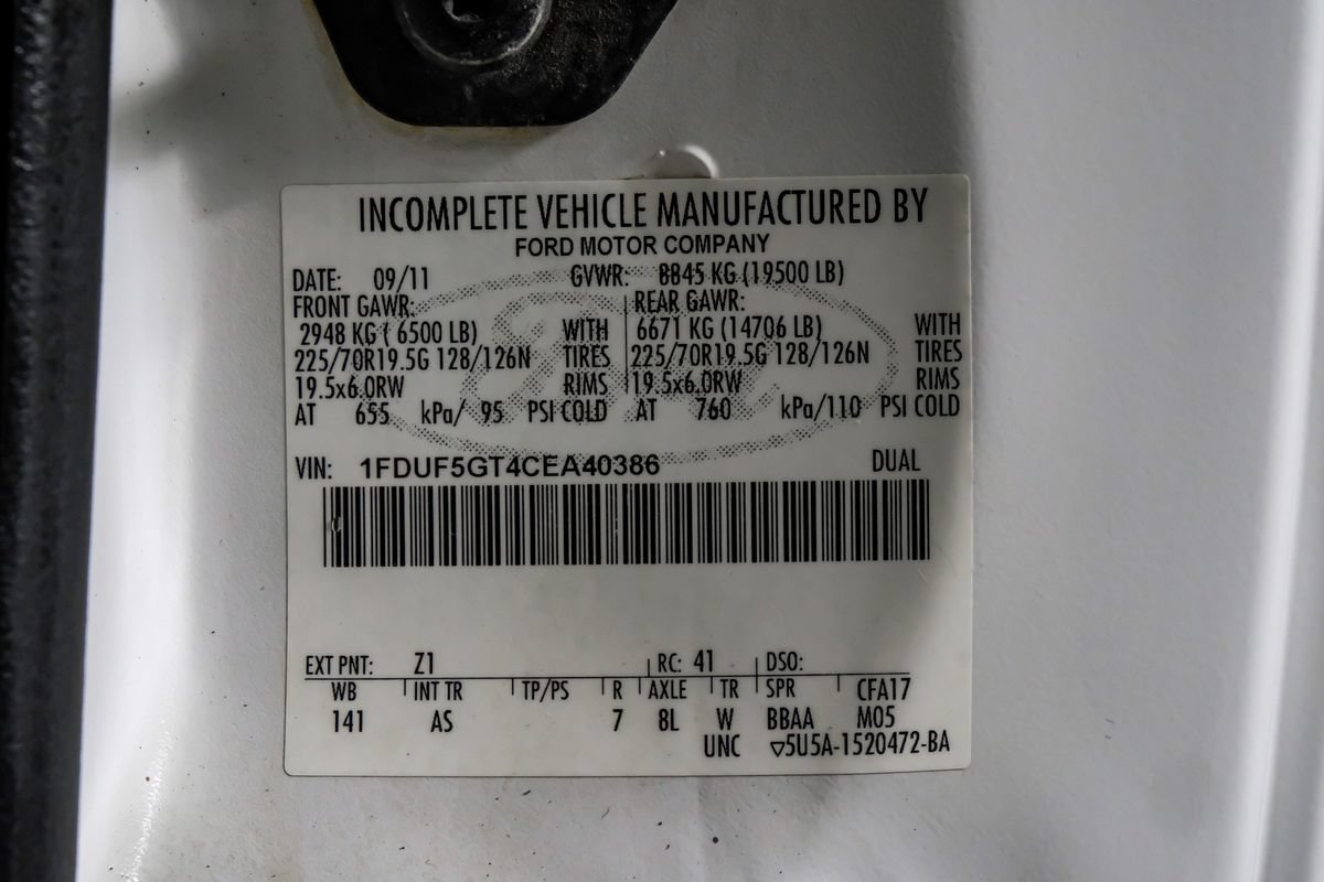 Used 2012 Ford F550 2WD Regular Cab Super Duty w/ Payload Upgrade Pkg image 50