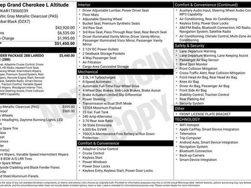 New 2026 Jeep Grand Cherokee L 4WD image 32