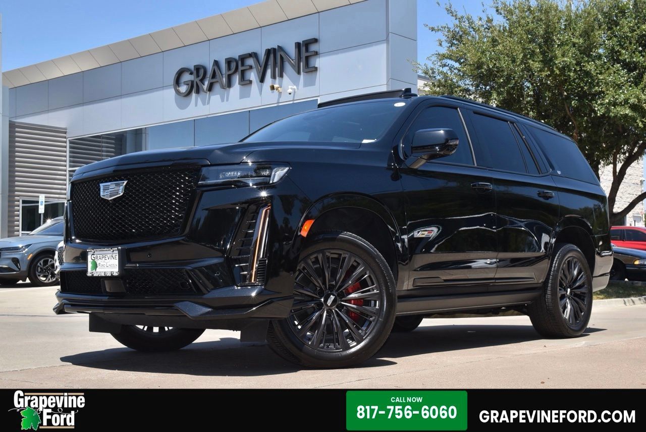 Used 2023 Cadillac Escalade V w/ LPO, ONYX Package AWD/4WD image 1