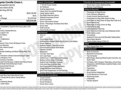 Used 2025 Toyota Corolla Cross L FWD image 3