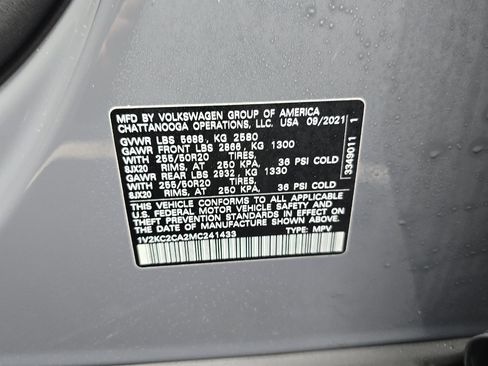 Used 2021 Volkswagen Atlas Cross Sport SE image 31