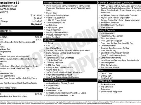 Certified 2024 Hyundai Kona SE image 3