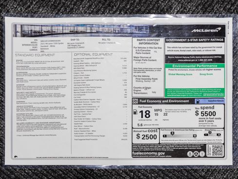 Used 2021 McLaren 720S Performance RWD image 85