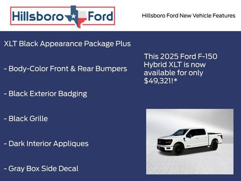 New 2025 Ford F150 XLT w/ Equipment Group 302A MID image 15