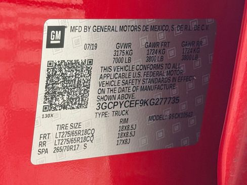 Used 2019 Chevrolet Silverado 1500 Custom Trail Boss w/ Custom Convenience Package image 23