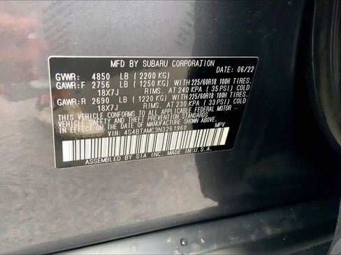 Used 2022 Subaru Outback Limited AWD/4WD image 37