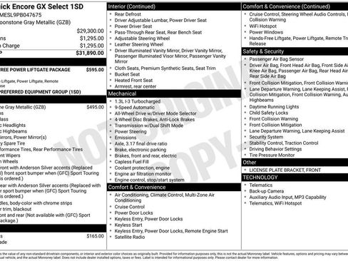 Certified 2023 Buick Encore GX Select AWD/4WD image 32