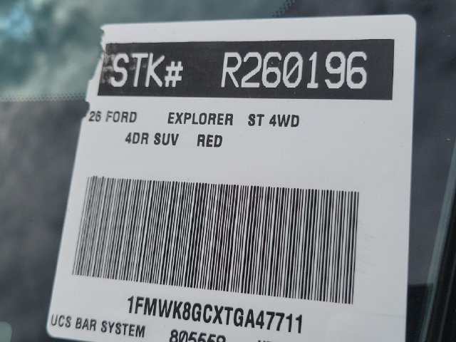 Used 2026 Ford Explorer ST w/ Sun And Sound Package AWD/4WD image 37