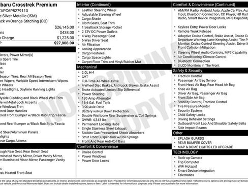 Certified 2023 Subaru Crosstrek 2.0i Premium AWD/4WD image 33