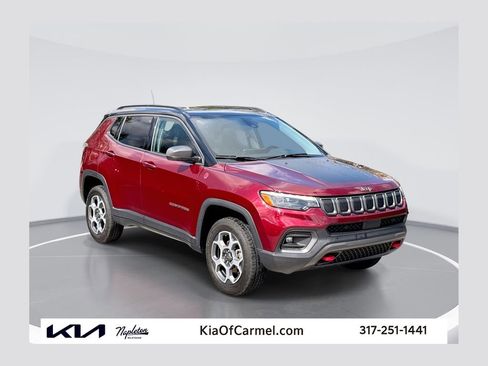 Used 2022 Jeep Compass Trailhawk w/ Trailhawk Elite Group image 1