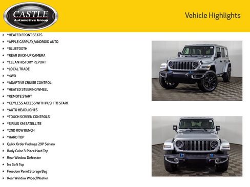Used 2024 Jeep Wrangler Unlimited Sahara AWD/4WD image 3