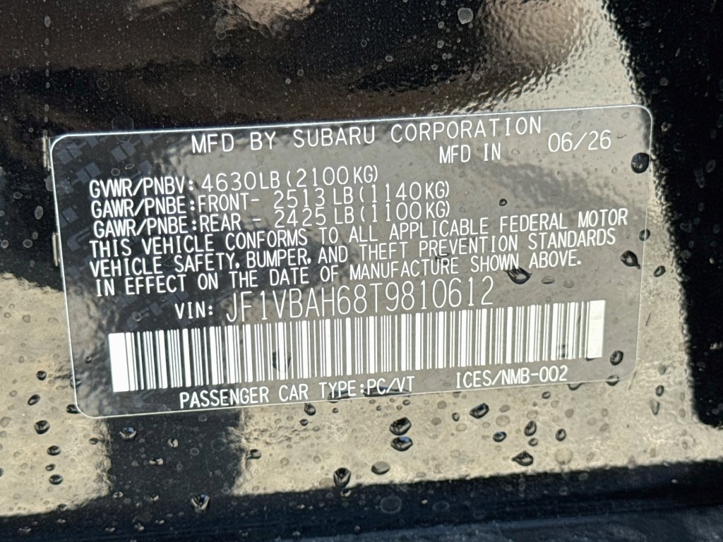 New 2026 Subaru WRX AWD/4WD image 38
