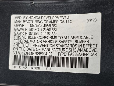 Used 2024 Honda Civic EX-L image 35