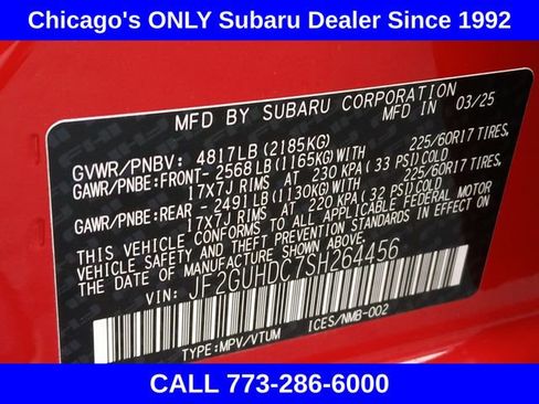 Certified 2025 Subaru Crosstrek 2.0i Premium image 19