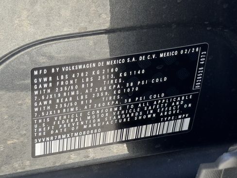 Used 2026 Volkswagen Tiguan SE FWD image 37