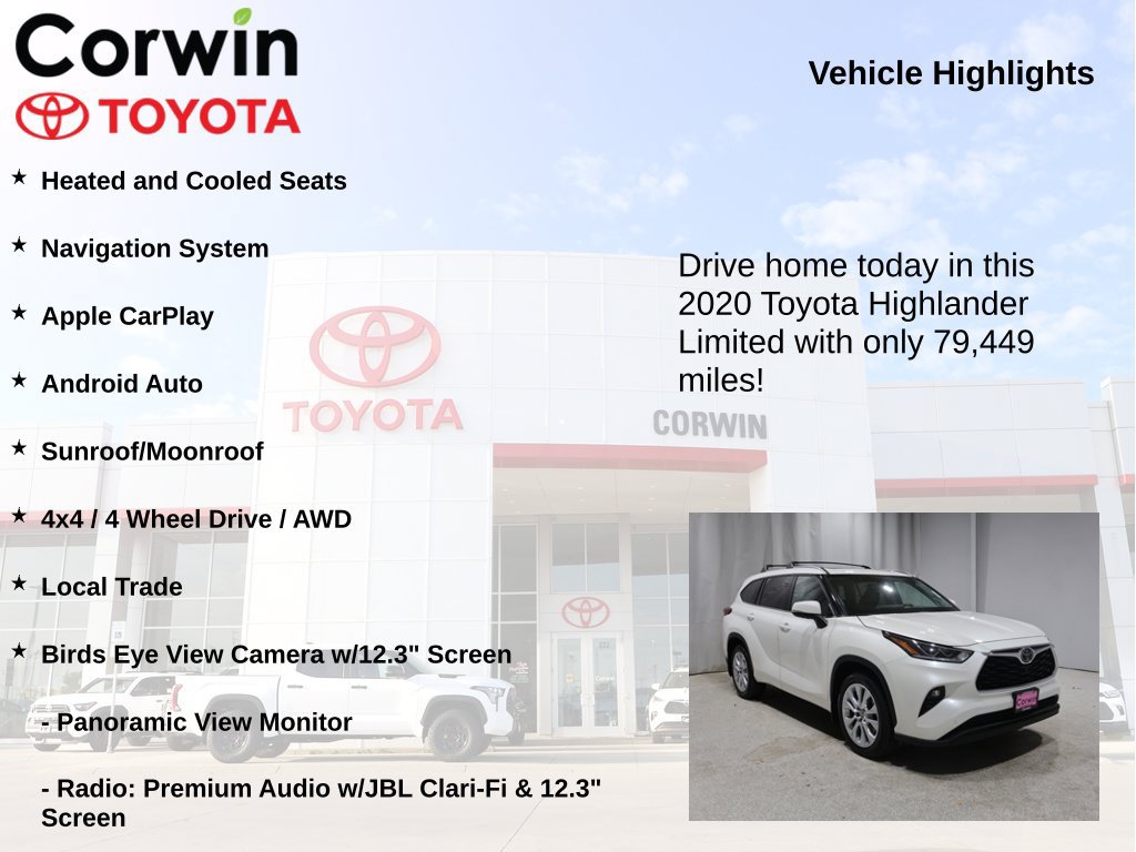 Used 2020 Toyota Highlander Limited AWD/4WD image 7