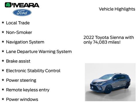 Used 2022 Toyota Sienna XSE w/ XSE Plus Package FWD image 8