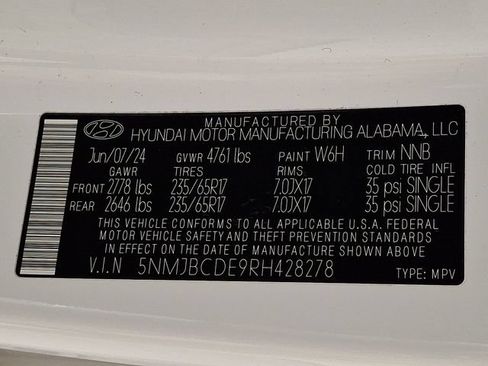Used 2024 Hyundai Tucson SEL AWD/4WD image 28