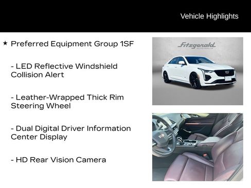 Certified 2024 Cadillac CT4 V w/ LPO, Blue Accent Package RWD image 9