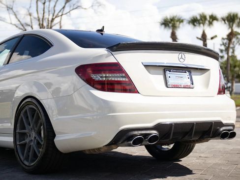 Used 2012 Mercedes-Benz C 63 AMG Coupe w/ Comand Single Disc Pkg image 12