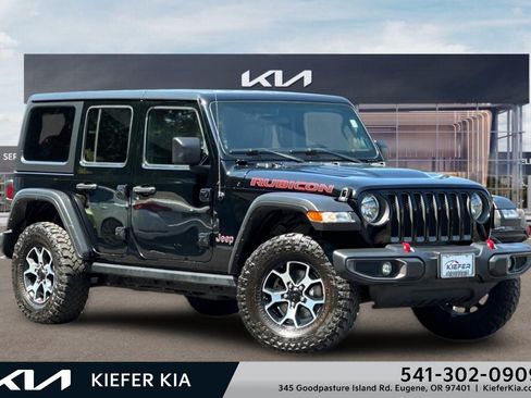Used 2021 Jeep Wrangler Unlimited Rubicon w/ Cold Weather Group AWD/4WD image 1