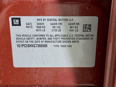 Used 2012 Chevrolet Cruze LS w/ Connectivity Package image 30