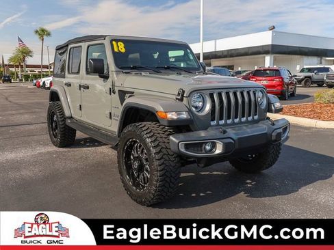 Used 2018 Jeep Wrangler Unlimited Sahara AWD/4WD image 1