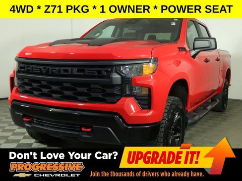 Used 2024 Chevrolet Silverado 1500 Custom Trail Boss w/ LPO, Dark Essentials Package AWD/4WD image 1