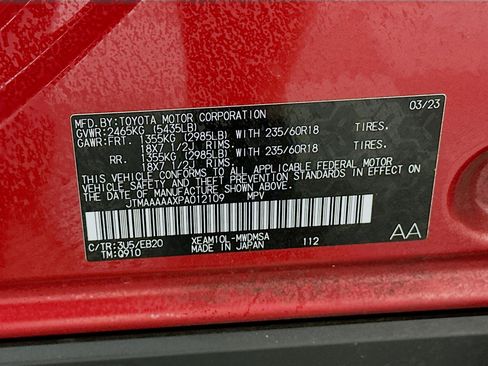Used 2023 Toyota bZ4X FWD w/ Weather Package image 12