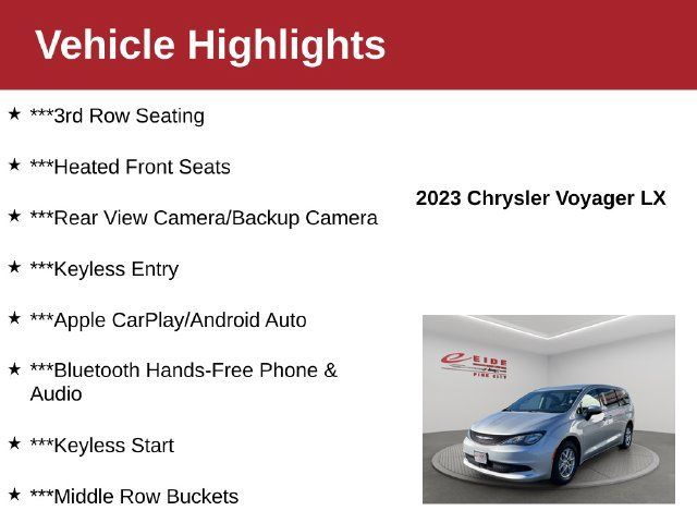 Used 2023 Chrysler Voyager LX FWD image 4