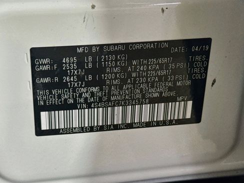Used 2019 Subaru Outback 2.5i Premium AWD/4WD image 40