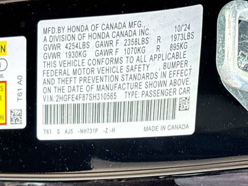 Used 2025 Honda Civic Sport Touring image 33