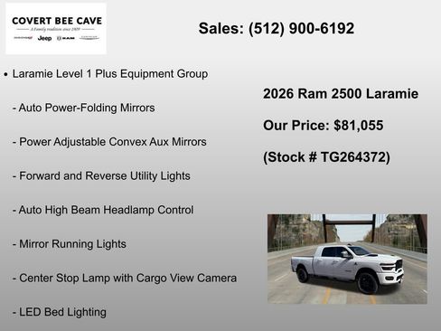 New 2026 RAM 2500 Laramie w/ Night Edition AWD/4WD image 18