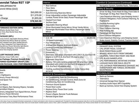 Used 2023 Chevrolet Tahoe RST w/ RST Performance Edition AWD/4WD image 63