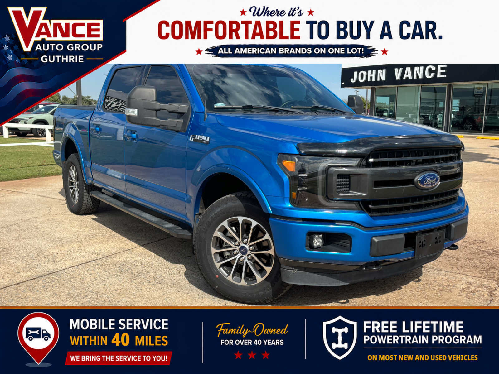 Used 2019 Ford F150 XLT w/ Equipment Group 302A Luxury AWD/4WD image 1