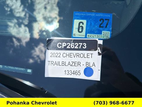 Certified 2022 Chevrolet TrailBlazer RS w/ Technology Package AWD/4WD image 36