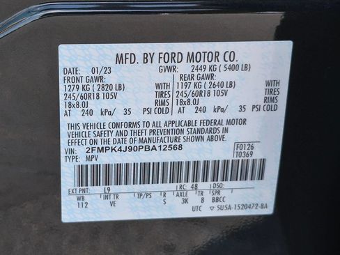 Used 2023 Ford Edge SEL w/ Convenience Package AWD/4WD image 33
