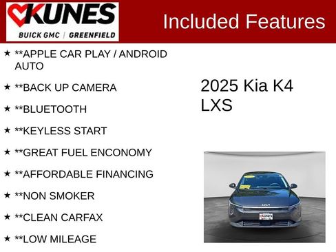 Used 2025 Kia K4 FWD image 2