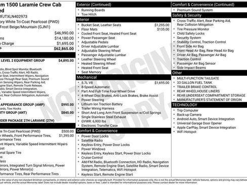 Used 2020 RAM 1500 Laramie image 35