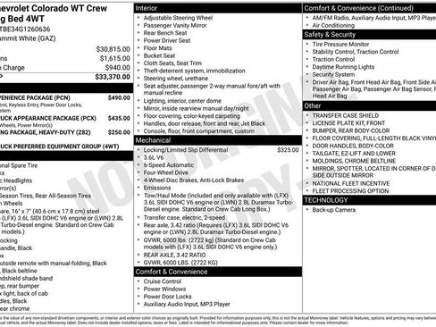 Used 2016 Chevrolet Colorado W/T w/ WT Convenience Package image 26