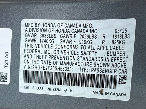 Used 2025 Honda Civic LX image 29