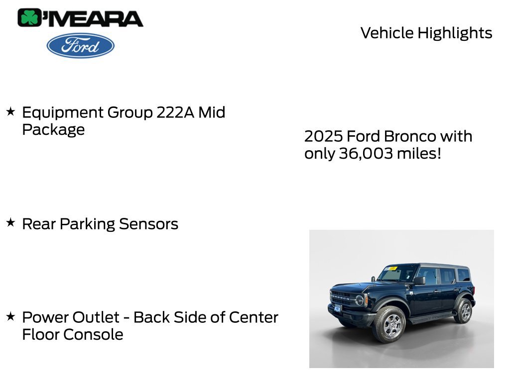 Used 2025 Ford Bronco Big Bend AWD/4WD image 8