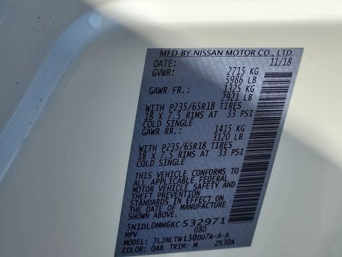 Used 2019 INFINITI QX60 Luxe w/ Essential Package image 28